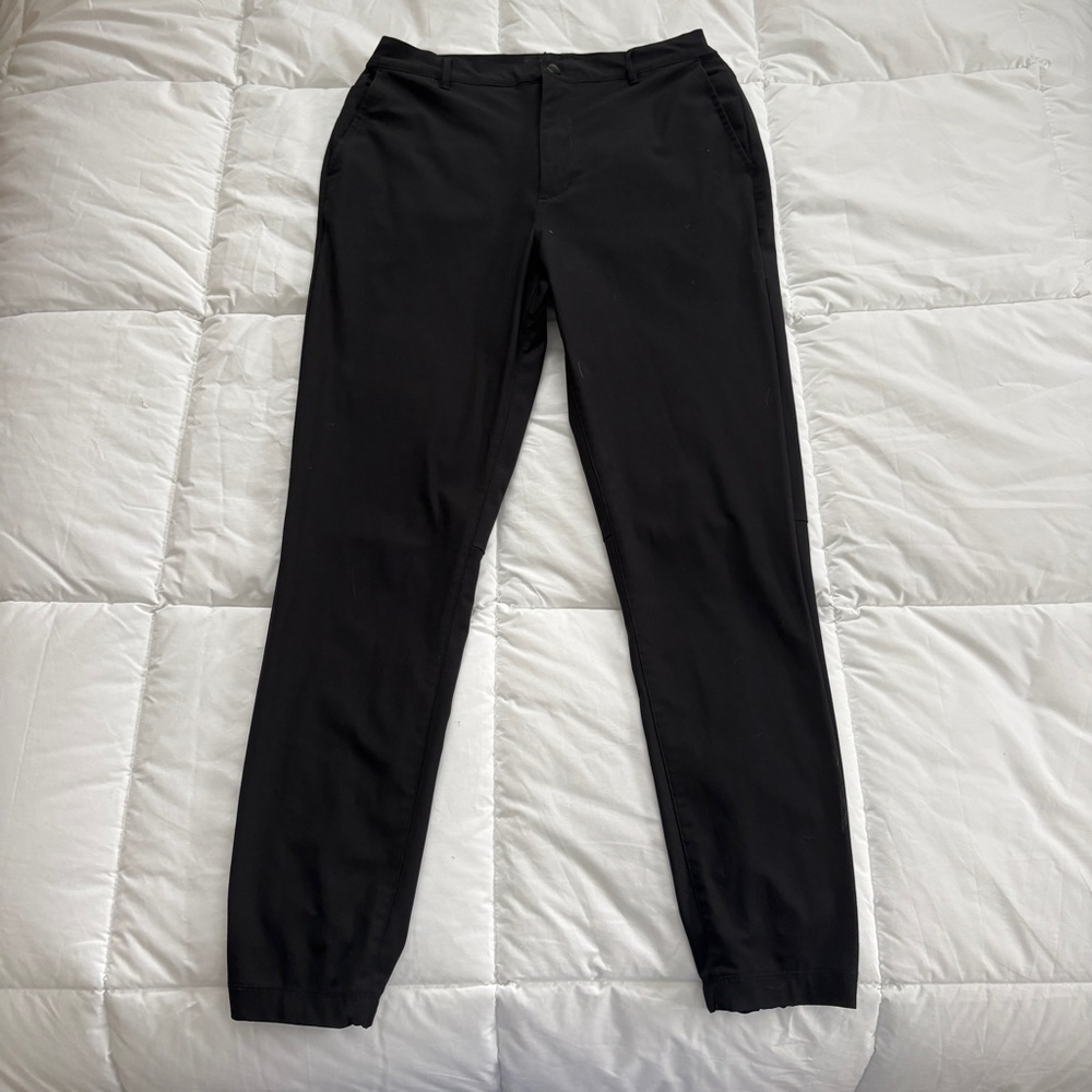 Black Cuts Pants Size Large - Picture 1 of 5